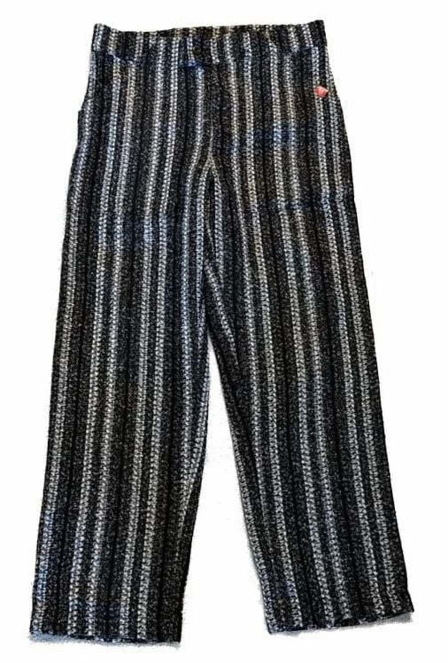 Jungles Jungles Boucle 'Minimal Work-Wear' Pant, Black Stripe, Size S/30